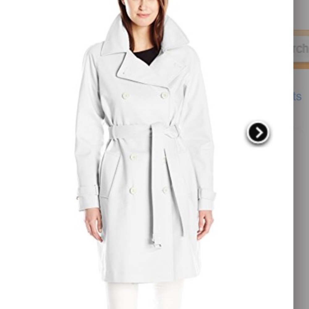 NWT CALVIN KLEIN TRENCHCOAT SZ XS